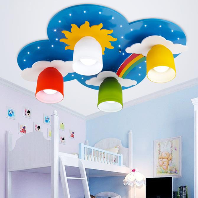 CovetED Chandelier design for kids bedroom ideas Cartoon Rainbow Decoration Chandelier Light