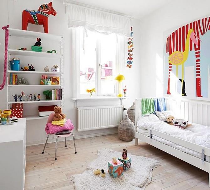 Scandinavian Design Ideas for a Kids’ Room nursery set up