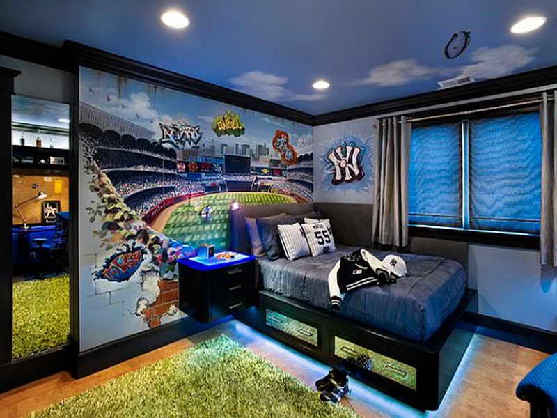 kids bedroom ideas Blue Bedroom Ideas for Boys gorgeous-cool-room-ideas-for-teenage-guys-cool-boys-room-ideas
