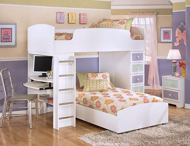 Kids Bedroom Ideas Tips for Twin Beds for Boys girls-bedroom-with-loft-bed-ideas-kids-bedroom-paint-ideas