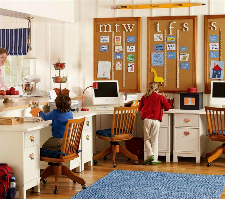 The Most Perfect Studying Areas For Kids Rooms ➤ Discover the season's newest designs and inspirations for your kids. Visit us at kidsbedroomideas.eu #KidsBedroomIdeas #KidsBedrooms #KidsBedroomDesigns @KidsBedroomBlog