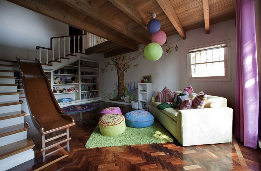 How to Transform Your Basement Into a Colorful Kids Playroom ➤ Discover the season's newest designs and inspirations for your kids. Visit us at www.kidsbedroomideas.eu #KidsBedroomIdeas #KidsBedrooms #KidsBedroomDesigns @KidsBedroomBlog