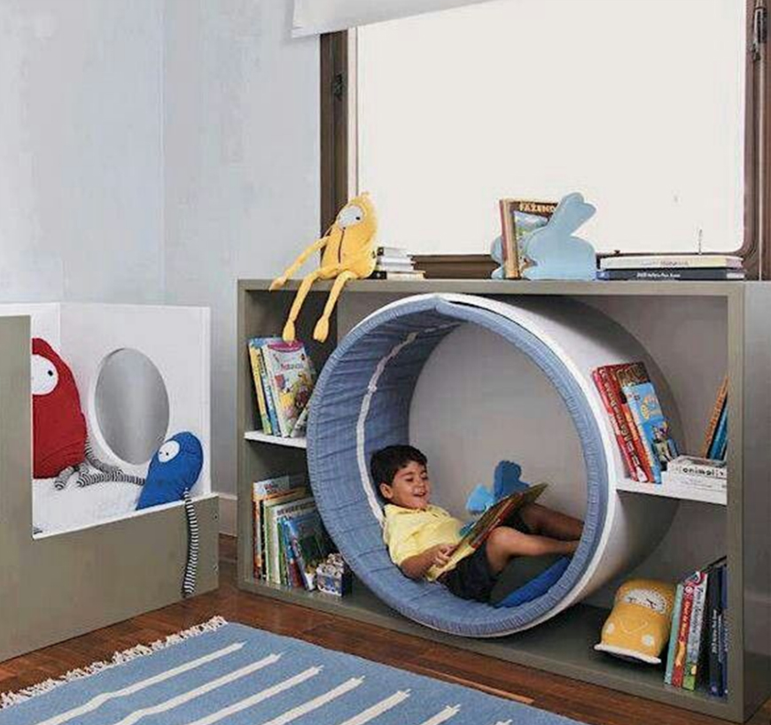 Incredible Reading Nooks For Kids That All Family Will Love ➤ Discover the season's newest designs and inspirations for your kids. Visit us at www.kidsbedroomideas.eu #KidsBedroomIdeas #KidsBedrooms #KidsBedroomDesigns @KidsBedroomBlog
