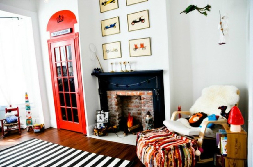 Décor Trends 2017: Check These Awesome Kids Bedroom Fireplace Ideas ➤ Discover the season's newest designs and inspirations for your kids. Visit us at www.circu.net/blog/ #KidsBedroomIdeas #CircuBlog #MagicalFurniture @CircuBlog