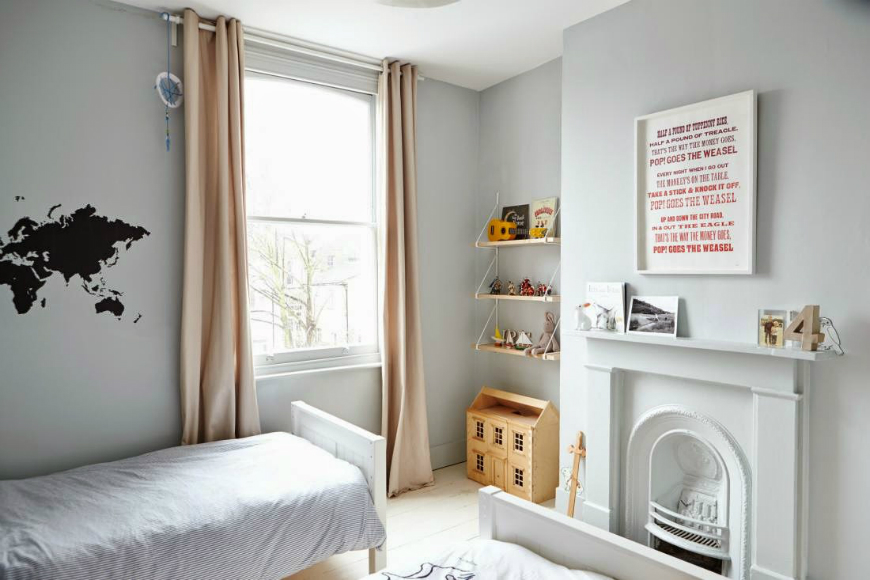 Décor Trends 2017: Check These Awesome Kids Bedroom Fireplace Ideas ➤ Discover the season's newest designs and inspirations for your kids. Visit us at www.circu.net/blog/ #KidsBedroomIdeas #CircuBlog #MagicalFurniture @CircuBlog