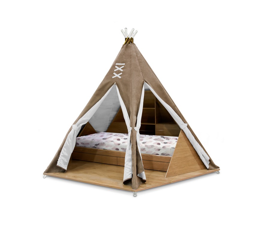 Kids Bedroom Ideas: Have some Tribal Fun with the Teepee Family