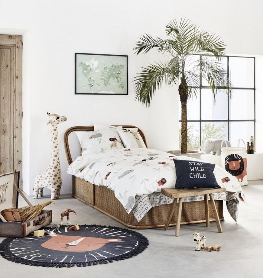 Kids Bedroom Trends - H&M Home's Safari Themed Bedroom Furniture