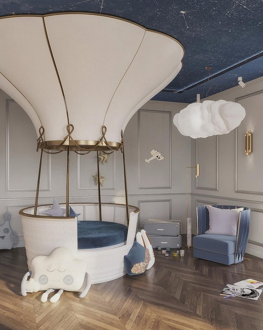 Kids Bedroom Project - A Luxury Apartment in Moscow by A3Design